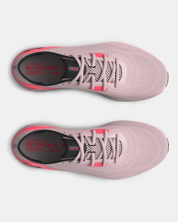 女士UA HOVR™ Sonic 5跑鞋 in Pink image number 2